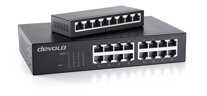 Ethernet Switches für Heimnetzwerke | devolo